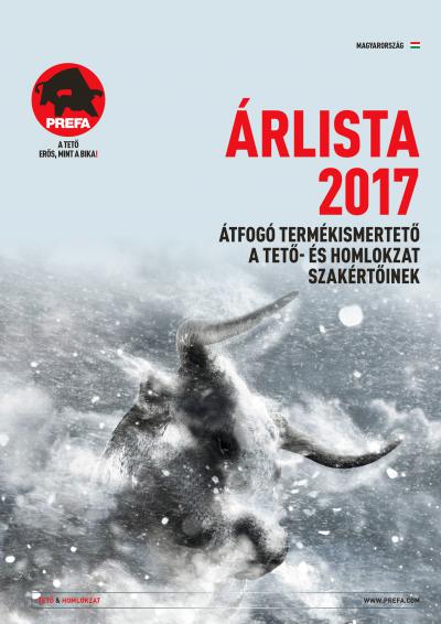 PREFA Árlista, 2017