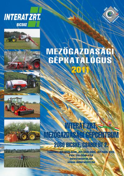Mezőgazdasági Gépkatalógus 2011